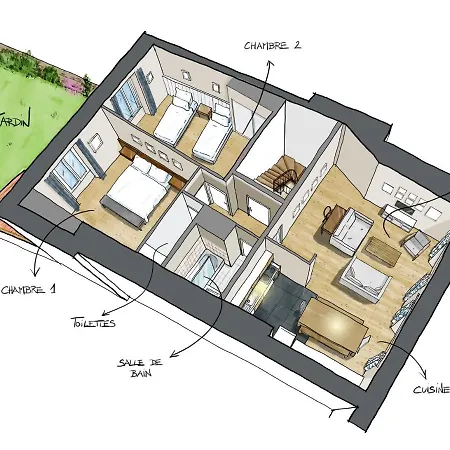 شقة Bel Appartement, Bien Equipe Et Confortable Dans Le Centre Historique
